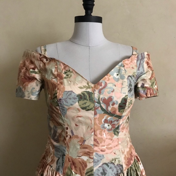 Vintage 1980s Swing Dress - Picture 9 of 13
